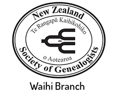 NZ Society of Genealogists - Waihi Branch